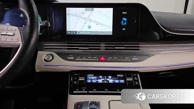 Hyundai The New Grandeur IG Hybrid 2021 Синий из Кореи, фото 6