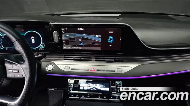 Hyundai The New Grandeur IG Hybrid 2021 Черный из Кореи, фото 6