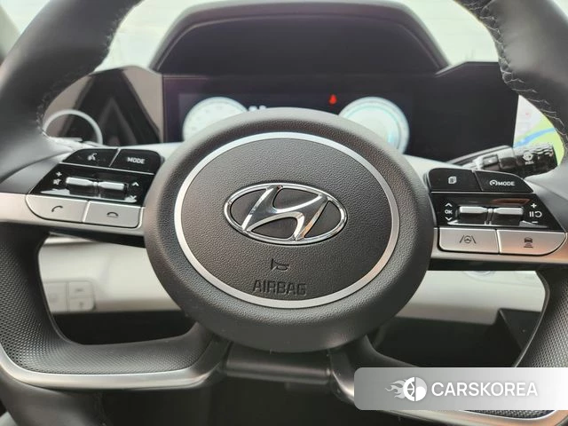 Hyundai Avante Hybrid (CN7) 2021 Белый из Кореи, фото 6