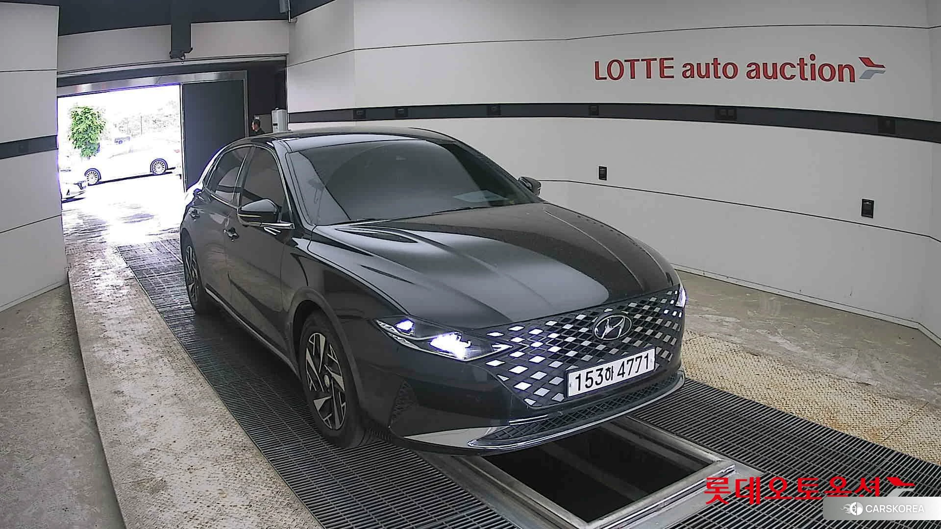Hyundai Grandeur Hybrid 2021 Midnight Black из Кореи, фото 6
