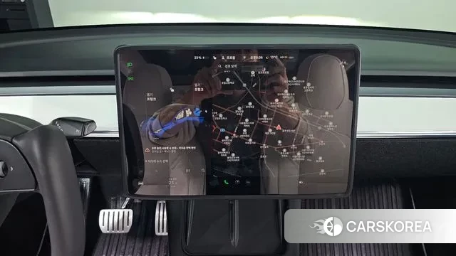 Tesla Model Y 2022 Синий из Кореи, фото 6