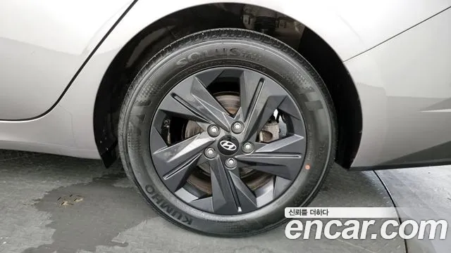 Hyundai Avante Hybrid (CN7) 2020 Черный из Кореи, фото 6