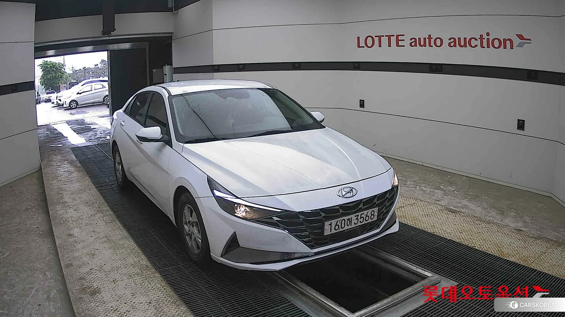 Hyundai Avante 2021 Polar White из Кореи, фото 6