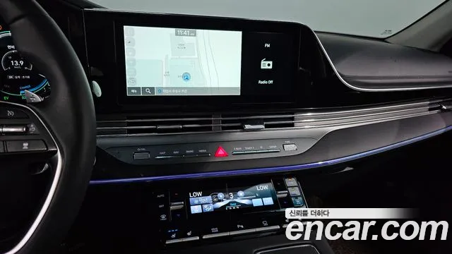 Hyundai The New Grandeur IG Hybrid 2021 Черный из Кореи, фото 6