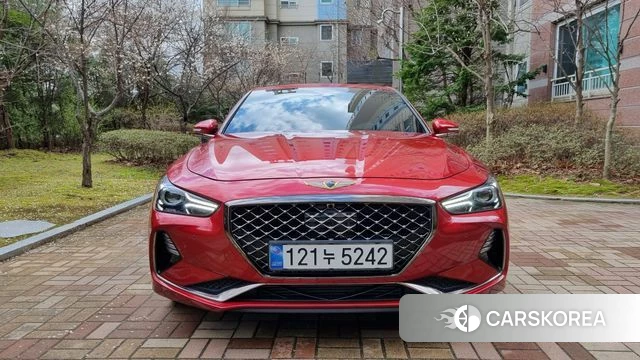 Genesis G70 2019 Красный из Кореи, фото 6