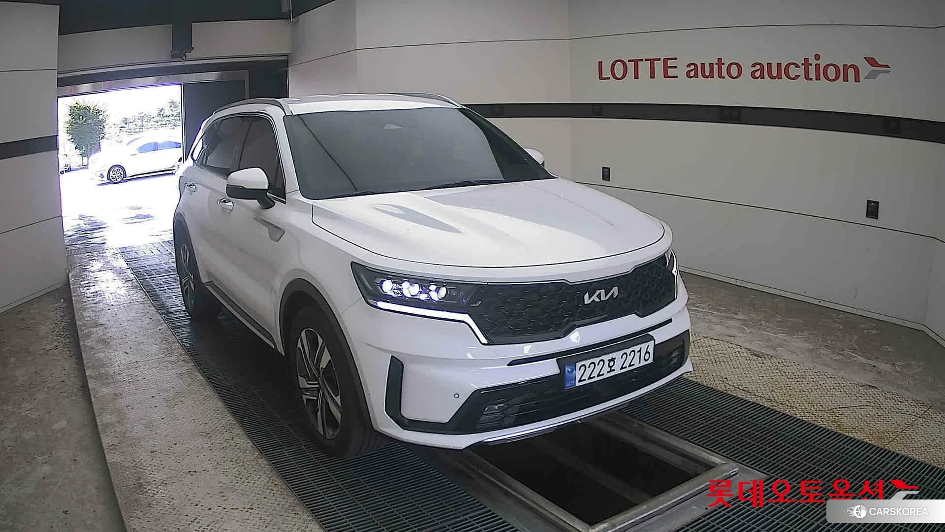 Kia Sorento Hybrid 2023 Snow White Pearl из Кореи, фото 6