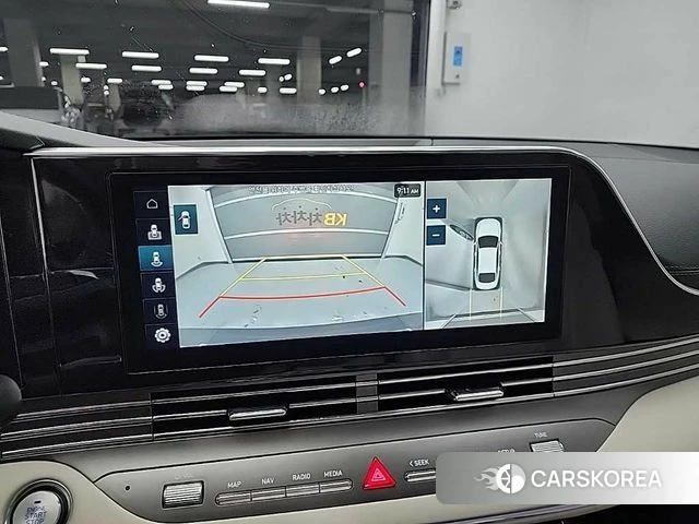 Hyundai The New Grandeur IG Hybrid 2021 Серый из Кореи, фото 6
