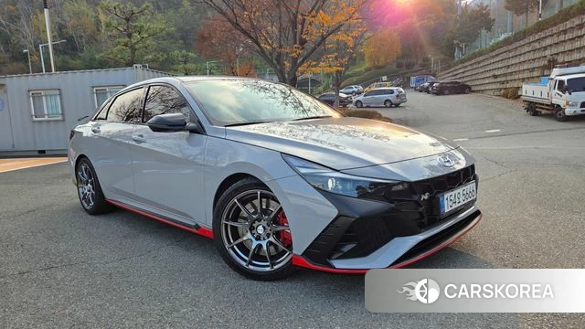 Hyundai Avante (CN7) 2022 Серебристо-серый из Кореи, фото 6