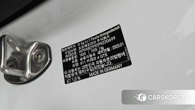Porsche 911(992) 2023 Белый из Кореи, фото 6