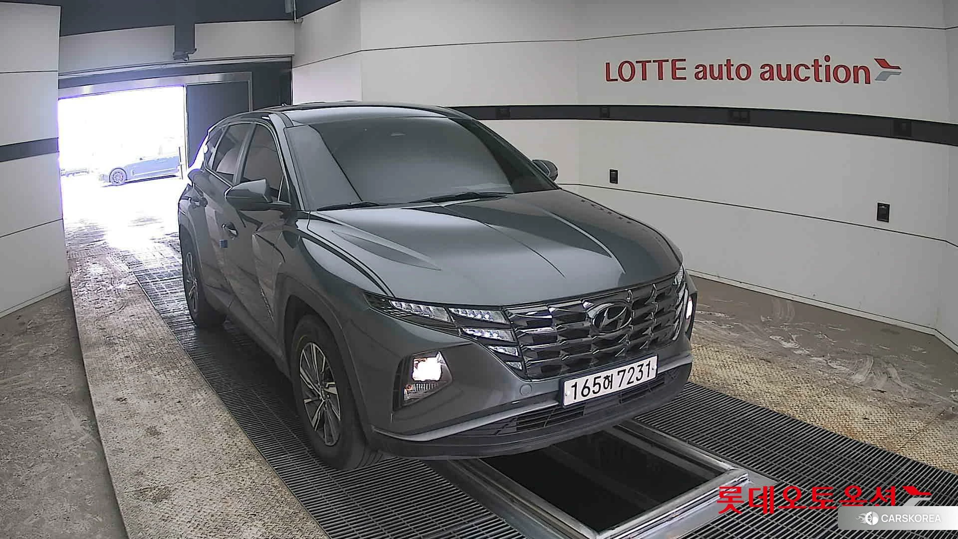 Hyundai Tucson Hybrid 2022 Amazon Grey Metallic из Кореи, фото 6