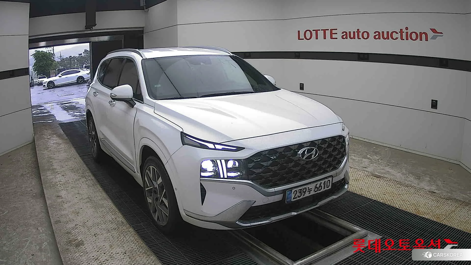 Hyundai Santa Fe 2021 Белый из Кореи, фото 6