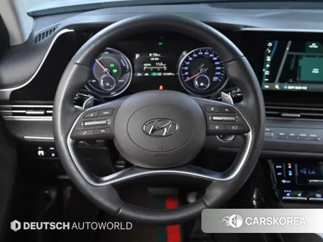 Hyundai The New Grandeur IG Hybrid 2021 Белый из Кореи, фото 6
