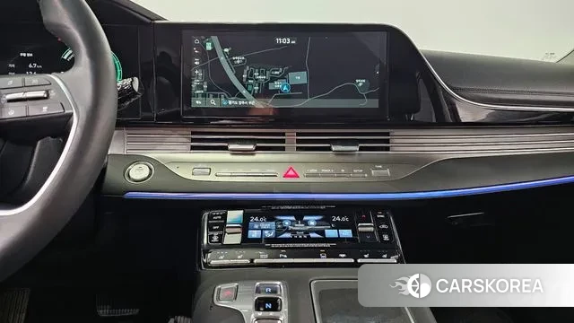 Hyundai The New Grandeur IG Hybrid 2021 Черный из Кореи, фото 6