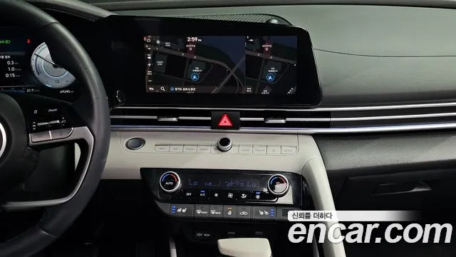 Hyundai Avante Hybrid (CN7) 2023 Серый из Кореи, фото 6