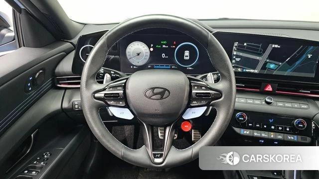 Hyundai The New Avante (CN7) 2024 Небесно-голубой из Кореи, фото 6