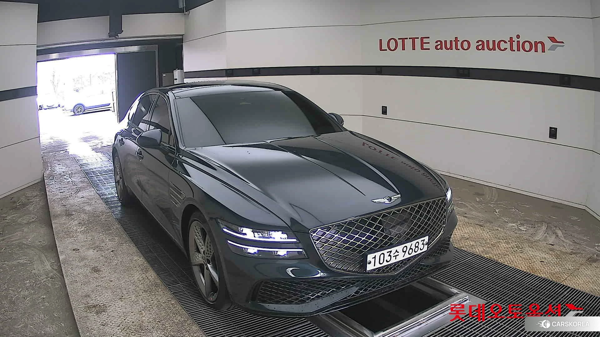 Hyundai G80 2022 Tasman Blue из Кореи, фото 6