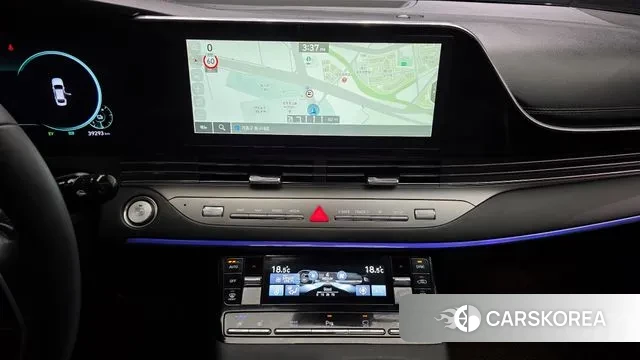 Hyundai The New Grandeur IG Hybrid 2022 Черный из Кореи, фото 6