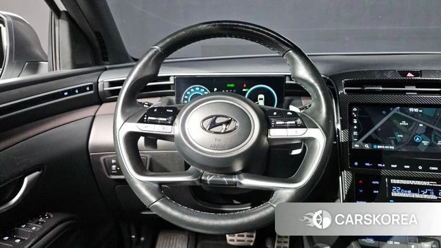 Hyundai Tucson Hybrid (NX4) 2021 Белый из Кореи, фото 6