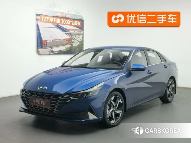 Hyundai Elantra 2021 Синий из Китая, фото 6
