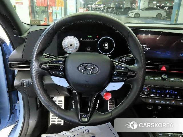 Hyundai Avante (CN7) 2022 Синий из Кореи, фото 6