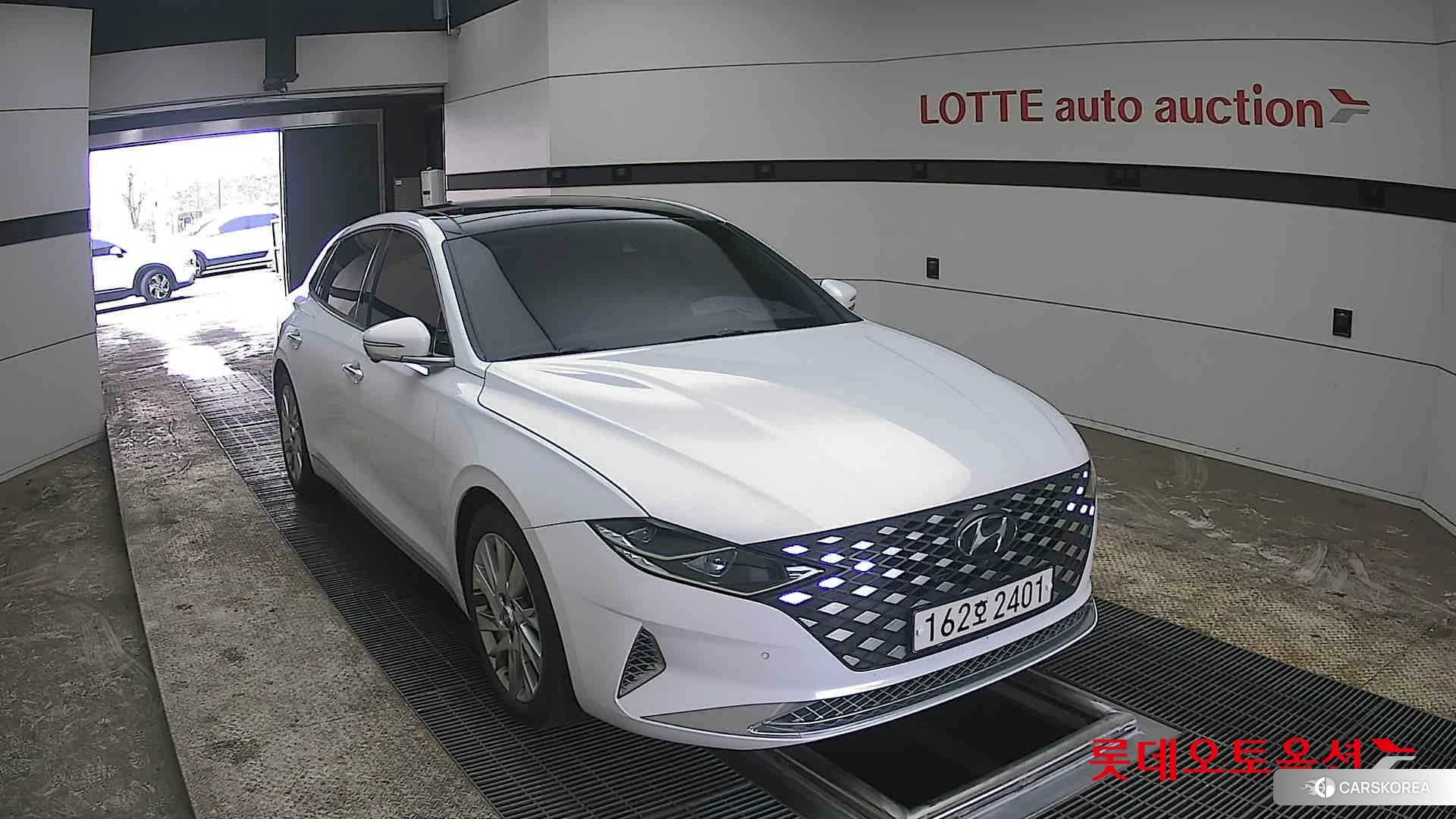 Hyundai Grandeur Hybrid 2021 White cream (optional) из Кореи, фото 6