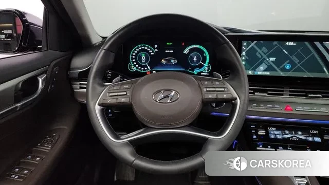 Hyundai The New Grandeur IG Hybrid 2021 Синий из Кореи, фото 6