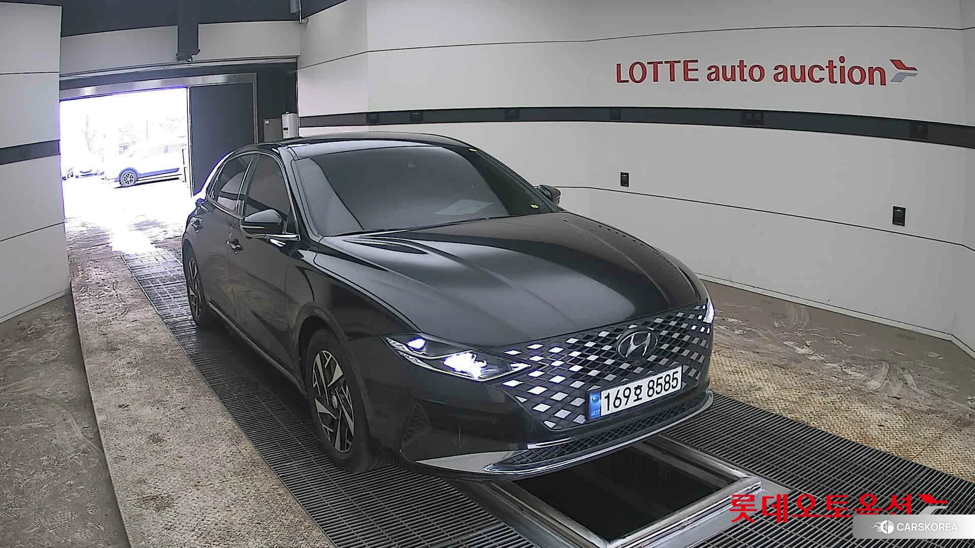 Hyundai Grandeur Hybrid 2022 Midnight Black Pearl из Кореи, фото 6