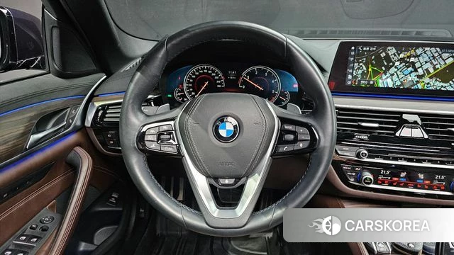 BMW 5 Series (G30) 2018 Синий из Кореи, фото 6
