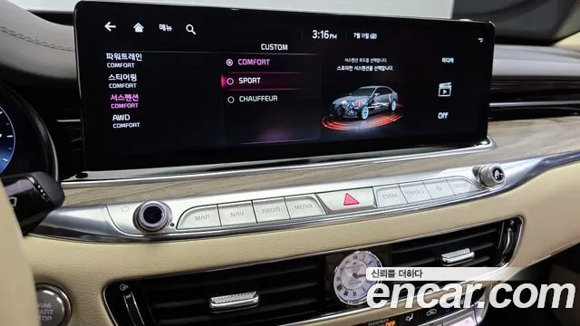 Kia The New K9 2nd generation 2022 Черный из Кореи, фото 6