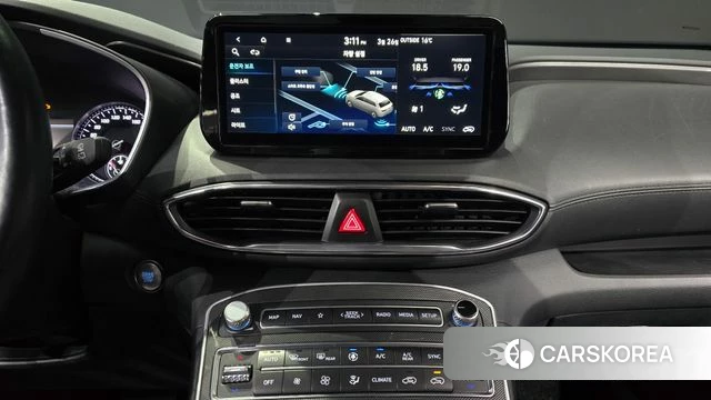 Hyundai The New Santa Fe 2022 Черный из Кореи, фото 6