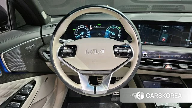 Kia K8 Hybrid 2022 Черный из Кореи, фото 6