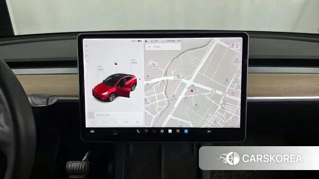 Tesla Model Y 2021 Красный из Кореи, фото 6