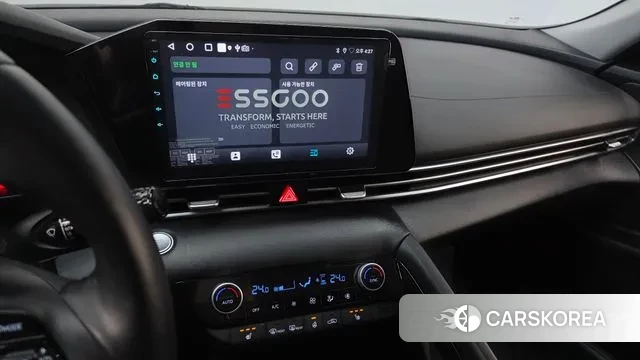 Hyundai Avante Hybrid (CN7) 2022 Белый из Кореи, фото 6