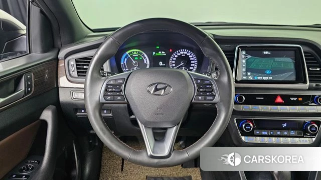 Hyundai Sonata New Rise Hybrid 2018 Серый из Кореи, фото 6