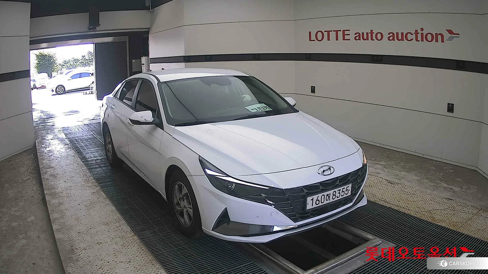 Hyundai Avante 2021 Polar White из Кореи, фото 6