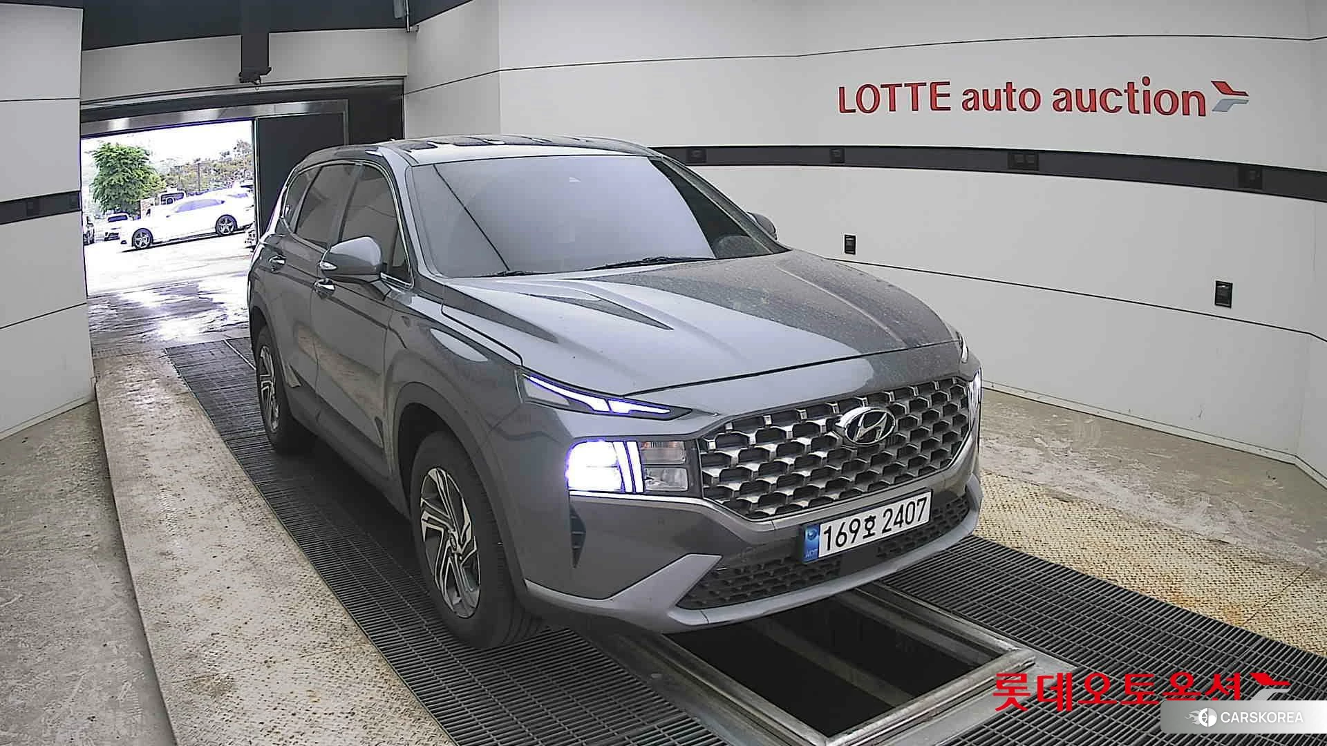 Hyundai Santa Fe 2022 Magnetic Grey Metallic из Кореи, фото 6