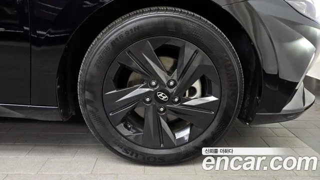 Hyundai Avante Hybrid (CN7) 2022 Черный из Кореи, фото 6