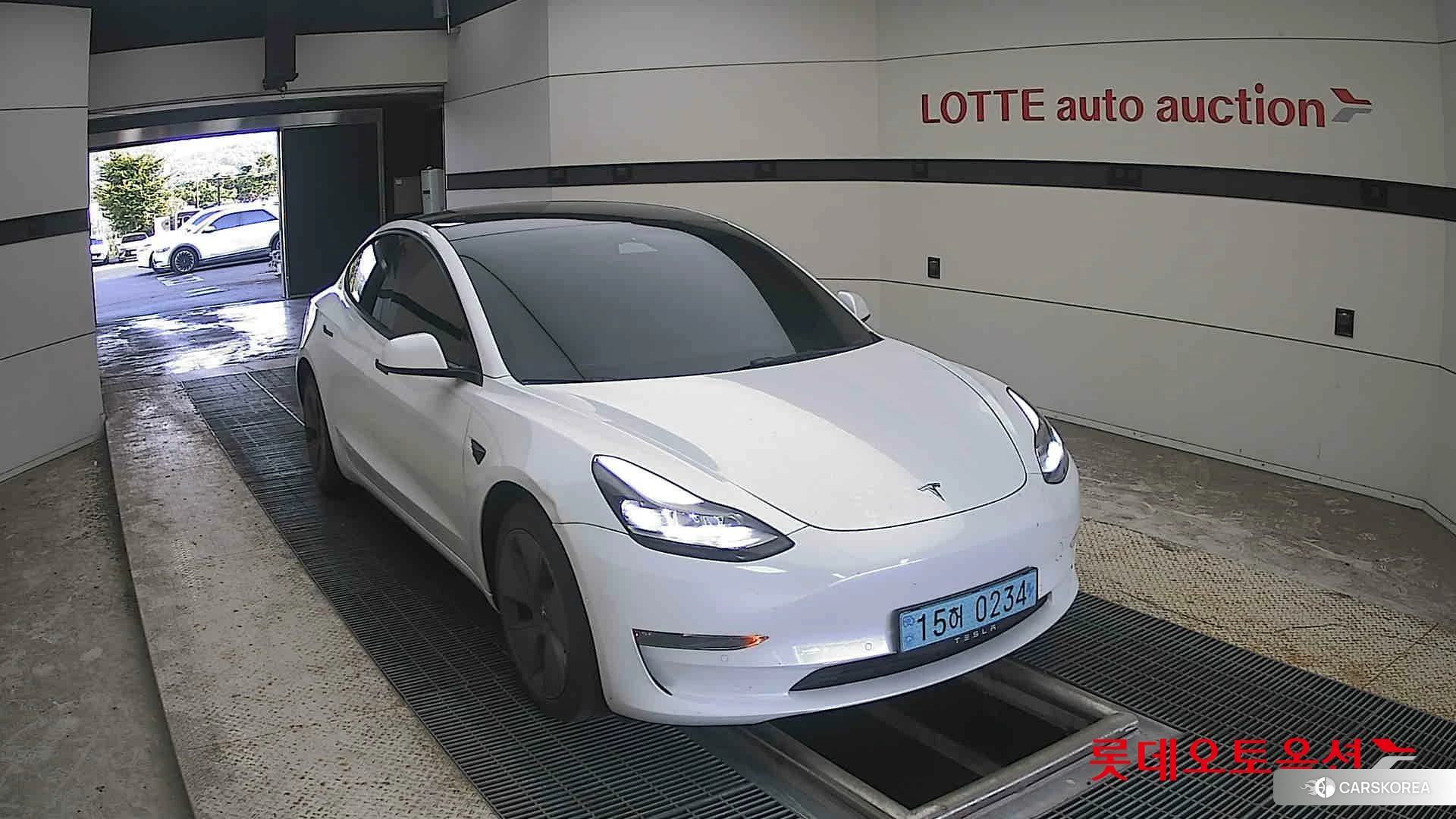 Tesla Model 3 Long Range 2022 Pearl White Multi-coat из Кореи, фото 6