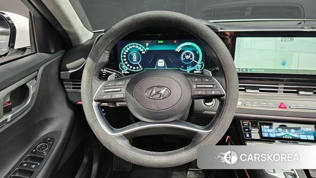 Hyundai The New Grandeur IG Hybrid 2022 Белый из Кореи, фото 6