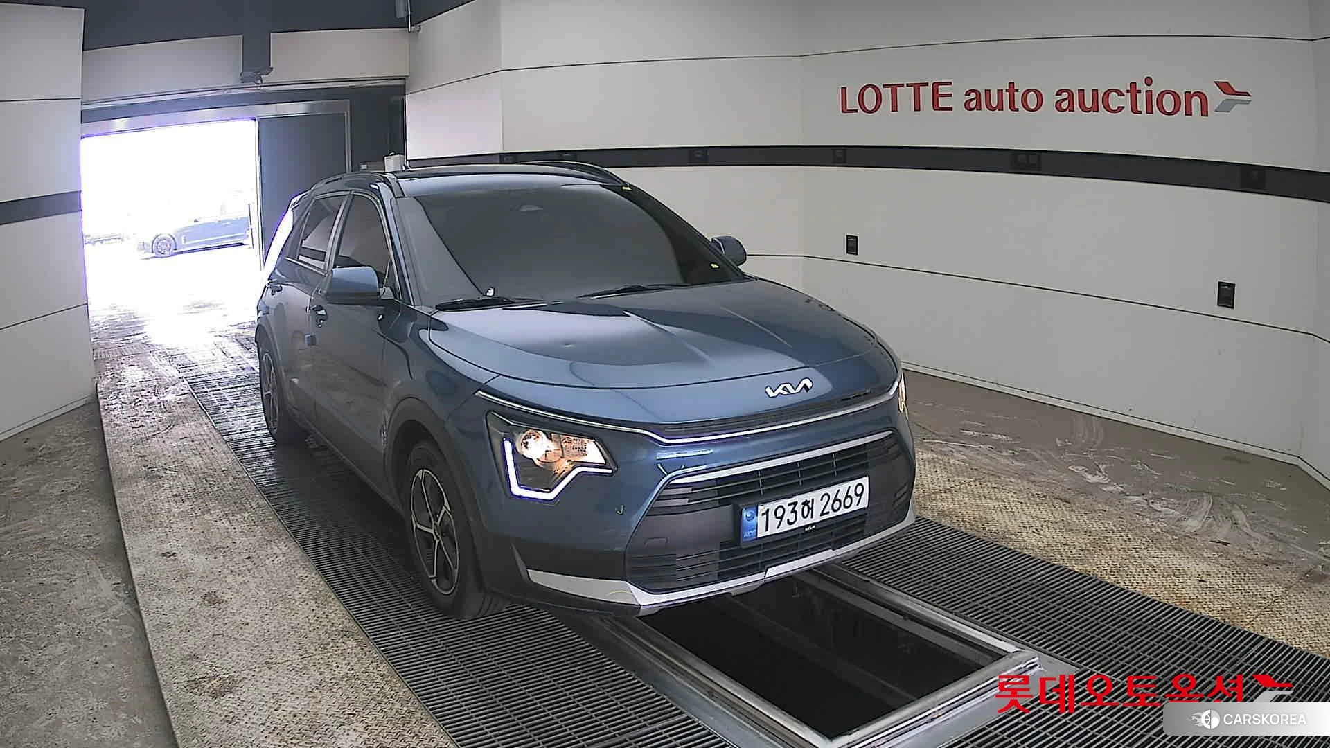 Kia Niro Hybrid 2022 Mineral Blue из Кореи, фото 6
