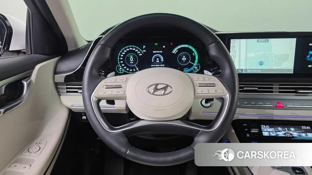 Hyundai The New Grandeur IG Hybrid 2022 Белый из Кореи, фото 6