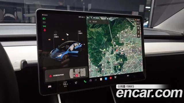 Tesla Model 3 2020 Синий из Кореи, фото 6