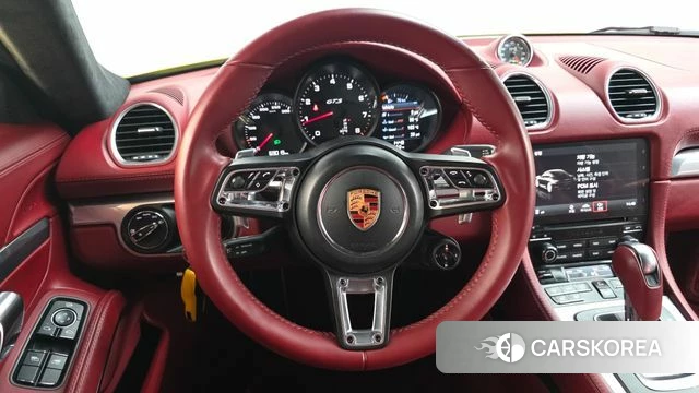 Porsche 718 Cayman 2018 Желтый из Кореи, фото 6