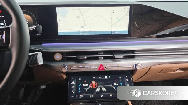 Hyundai Grandeur Hybrid (GN7) 2023 Черный из Кореи, фото 6