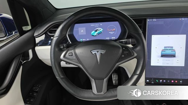 Tesla Model X 2020 Синий из Кореи, фото 6