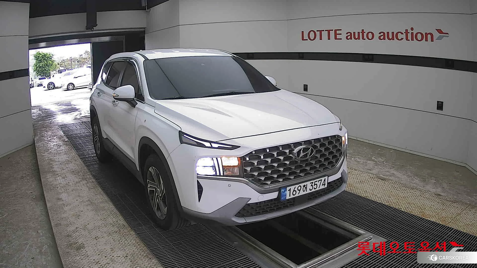 Hyundai Santa Fe 2022 Creamy White Pearl (optional) из Кореи, фото 6
