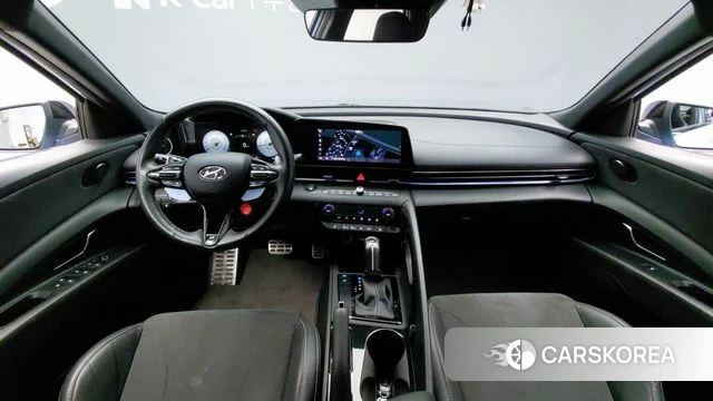 Hyundai Avante (CN7) 2021 Небесно-голубой из Кореи, фото 6