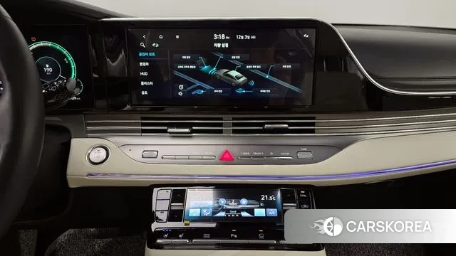 Hyundai The New Grandeur IG Hybrid 2022 Черный из Кореи, фото 6