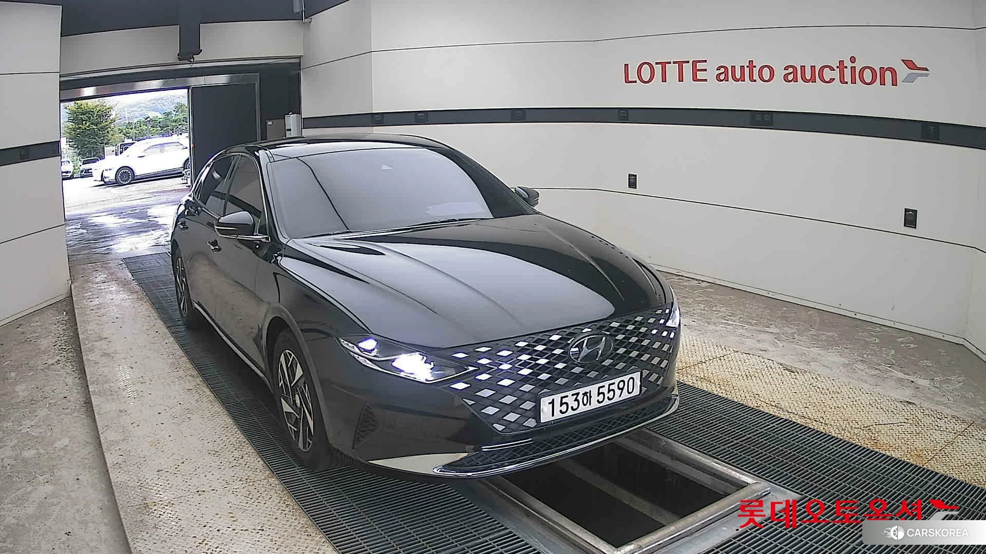 Hyundai Grandeur Hybrid 2021 Midnight Black из Кореи, фото 6