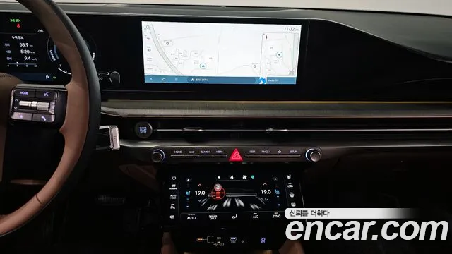 Hyundai Grandeur Hybrid (GN7) 2024 Черный из Кореи, фото 6